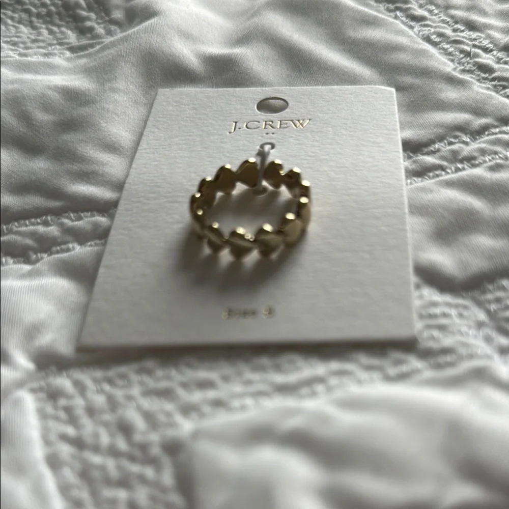 J. Crew Gold Heart Ring - Picture 3 of 4
